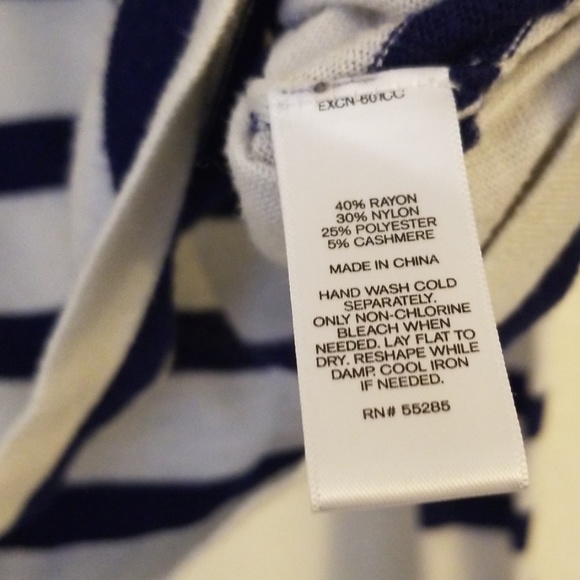 EXPRESS Crop Striped Sweater - Picture 3 of 3